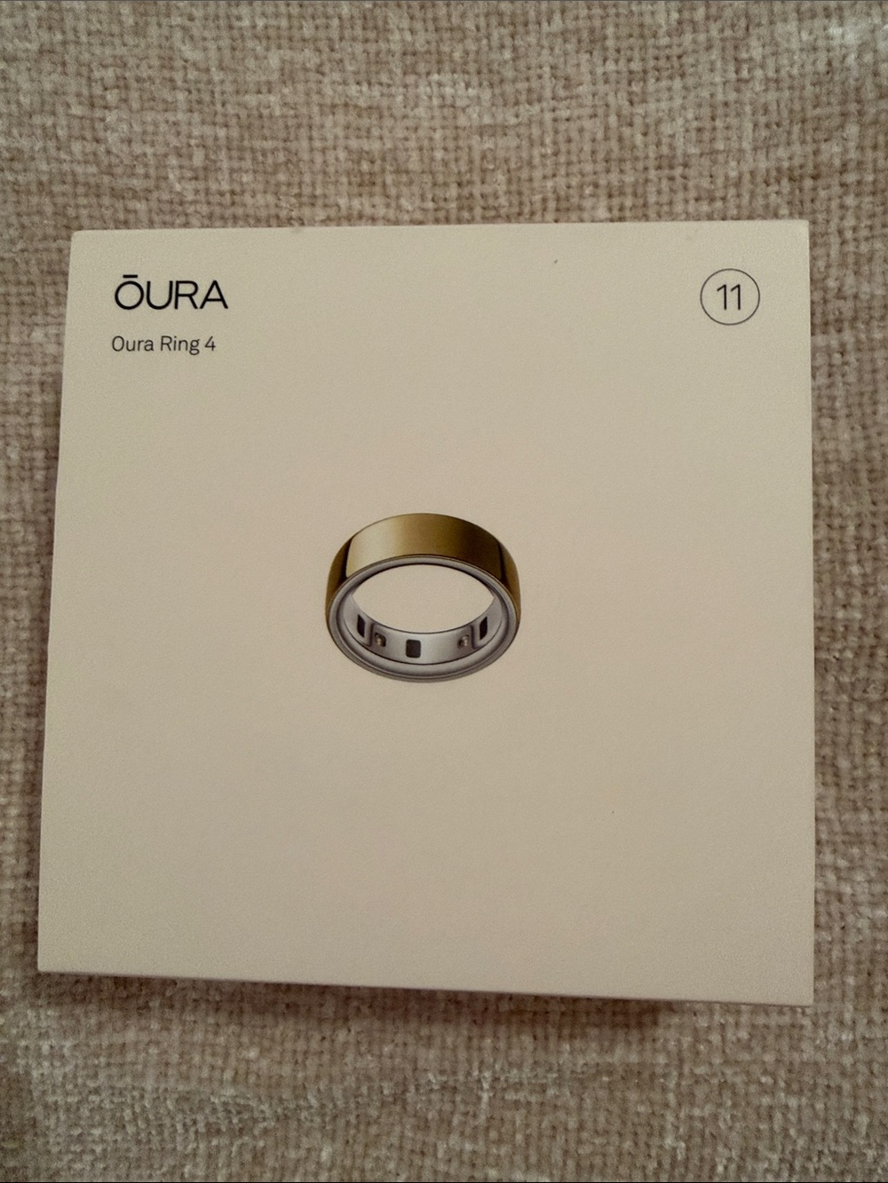 Oura Ring 4 in Gold - Size 11